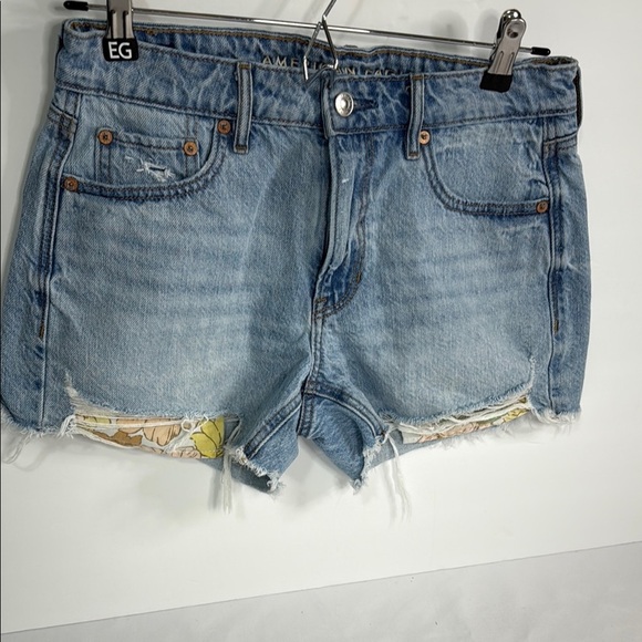 American Eagle Outfitters Blue Jean Shorts Relaxed Fit - Picture 1 of 6